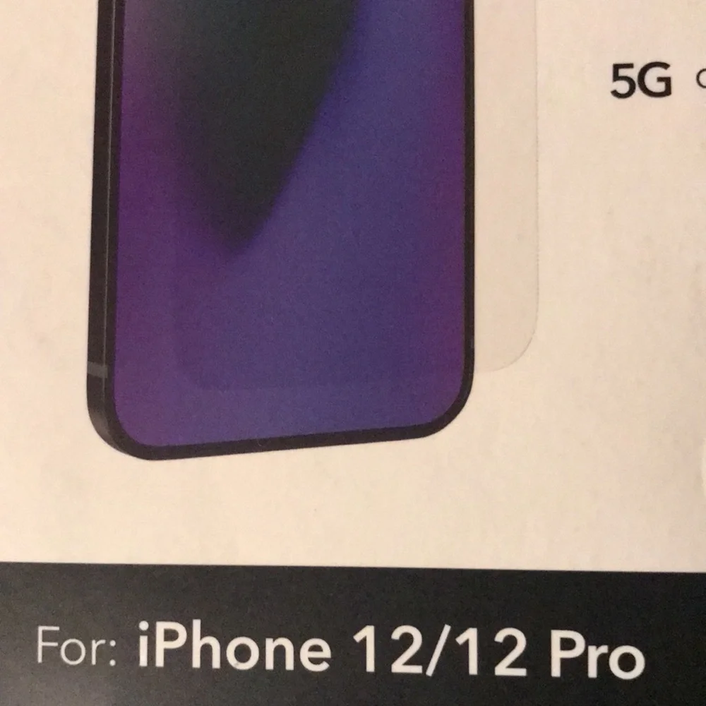 Glass Shield for iPhone 12/12 Pro/12ProTempered Glass Screen Protector - NWT